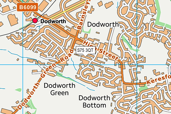 S75 3QT map - OS VectorMap District (Ordnance Survey) S75 3QT map - OS VectorMap District (Ordnance Survey)