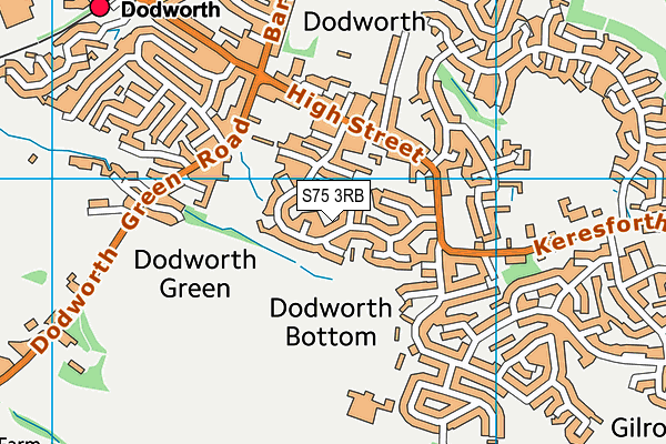 S75 3RB map - OS VectorMap District (Ordnance Survey) S75 3RB map - OS VectorMap District (Ordnance Survey)