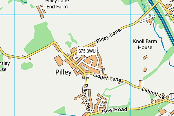 S75 3WU map - OS VectorMap District (Ordnance Survey) S75 3WU map - OS VectorMap District (Ordnance Survey)