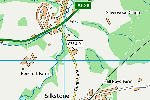 S75 4LY map - OS VectorMap District (Ordnance Survey) S75 4LY map - OS VectorMap District (Ordnance Survey)