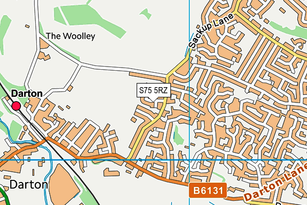 S75 5RZ map - OS VectorMap District (Ordnance Survey) S75 5RZ map - OS VectorMap District (Ordnance Survey)