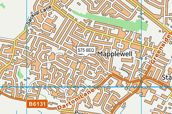 S75 6EQ map - OS VectorMap District (Ordnance Survey) S75 6EQ map - OS VectorMap District (Ordnance Survey)