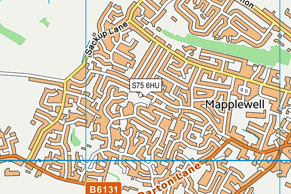 S75 6HU map - OS VectorMap District (Ordnance Survey) S75 6HU map - OS VectorMap District (Ordnance Survey)