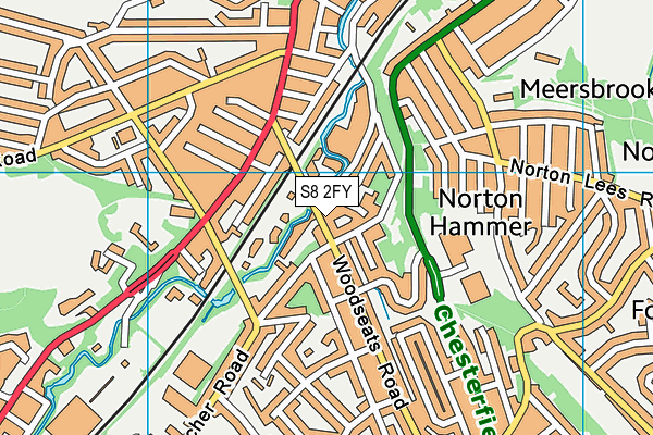 S8 2FY map - OS VectorMap District (Ordnance Survey) S8 2FY map - OS VectorMap District (Ordnance Survey)