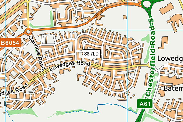 S8 7LD map - OS VectorMap District (Ordnance Survey) S8 7LD map - OS VectorMap District (Ordnance Survey)
