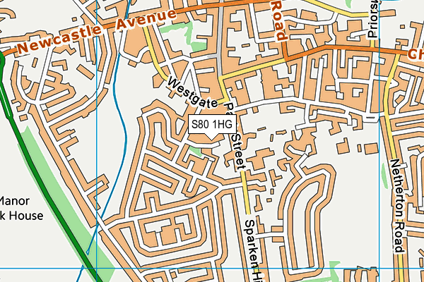 S80 1HG map - OS VectorMap District (Ordnance Survey) S80 1HG map - OS VectorMap District (Ordnance Survey)