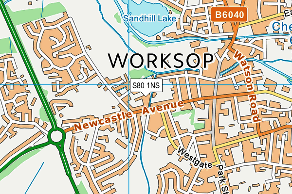S80 1NS map - OS VectorMap District (Ordnance Survey) S80 1NS map - OS VectorMap District (Ordnance Survey)