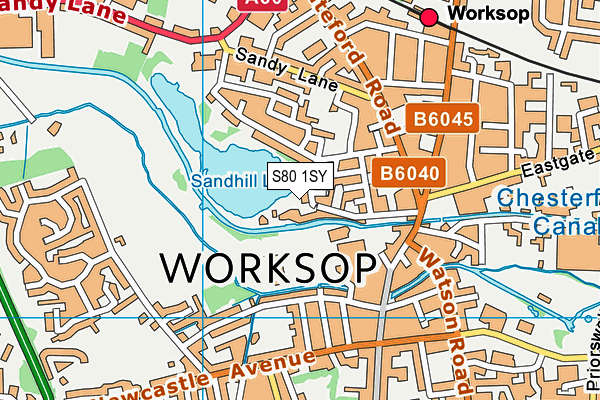 S80 1SY map - OS VectorMap District (Ordnance Survey) S80 1SY map - OS VectorMap District (Ordnance Survey)