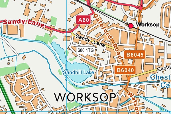 S80 1TG map - OS VectorMap District (Ordnance Survey) S80 1TG map - OS VectorMap District (Ordnance Survey)
