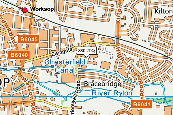 S80 2DQ map - OS VectorMap District (Ordnance Survey) S80 2DQ map - OS VectorMap District (Ordnance Survey)