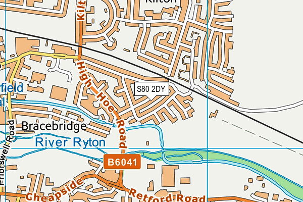 S80 2DY map - OS VectorMap District (Ordnance Survey) S80 2DY map - OS VectorMap District (Ordnance Survey)