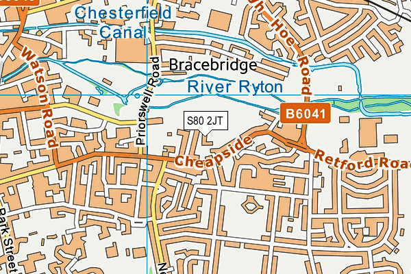 S80 2JT map - OS VectorMap District (Ordnance Survey) S80 2JT map - OS VectorMap District (Ordnance Survey)