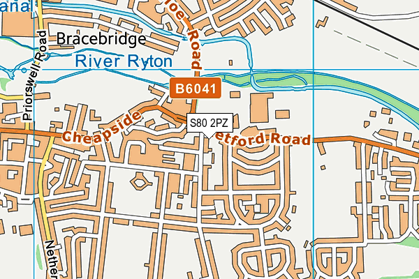 S80 2PZ map - OS VectorMap District (Ordnance Survey) S80 2PZ map - OS VectorMap District (Ordnance Survey)