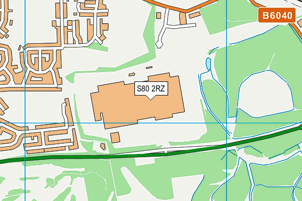 S80 2RZ map - OS VectorMap District (Ordnance Survey) S80 2RZ map - OS VectorMap District (Ordnance Survey)