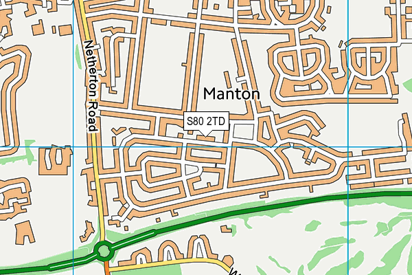 S80 2TD map - OS VectorMap District (Ordnance Survey) S80 2TD map - OS VectorMap District (Ordnance Survey)
