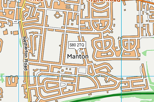 S80 2TQ map - OS VectorMap District (Ordnance Survey) S80 2TQ map - OS VectorMap District (Ordnance Survey)