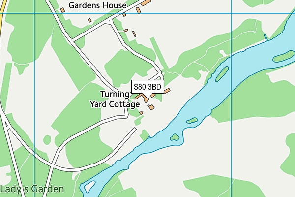 S80 3BD map - OS VectorMap District (Ordnance Survey) S80 3BD map - OS VectorMap District (Ordnance Survey)