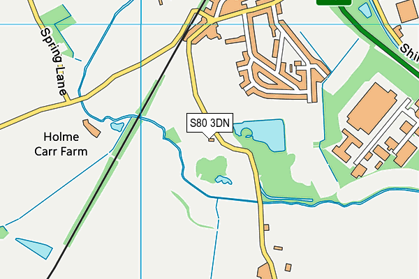 S80 3DN map - OS VectorMap District (Ordnance Survey) S80 3DN map - OS VectorMap District (Ordnance Survey)