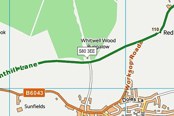 S80 3EE map - OS VectorMap District (Ordnance Survey) S80 3EE map - OS VectorMap District (Ordnance Survey)