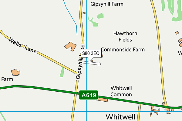 S80 3EQ map - OS VectorMap District (Ordnance Survey) S80 3EQ map - OS VectorMap District (Ordnance Survey)