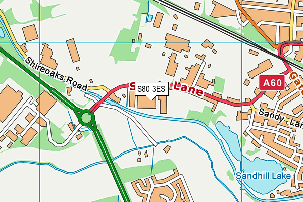 S80 3ES map - OS VectorMap District (Ordnance Survey) S80 3ES map - OS VectorMap District (Ordnance Survey)