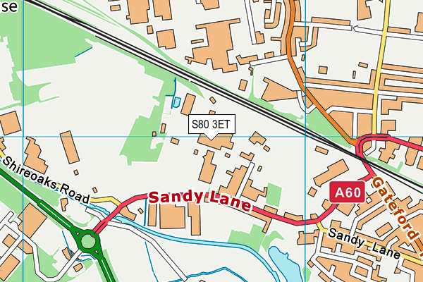 S80 3ET map - OS VectorMap District (Ordnance Survey) S80 3ET map - OS VectorMap District (Ordnance Survey)