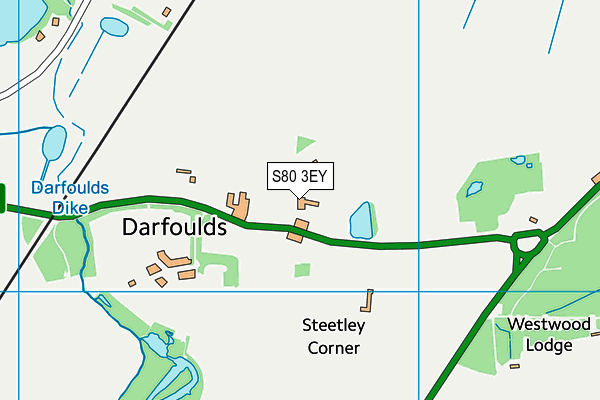 S80 3EY map - OS VectorMap District (Ordnance Survey) S80 3EY map - OS VectorMap District (Ordnance Survey)