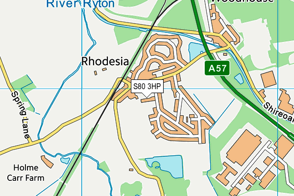 S80 3HP map - OS VectorMap District (Ordnance Survey) S80 3HP map - OS VectorMap District (Ordnance Survey)