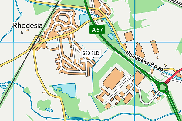 S80 3LD map - OS VectorMap District (Ordnance Survey) S80 3LD map - OS VectorMap District (Ordnance Survey)