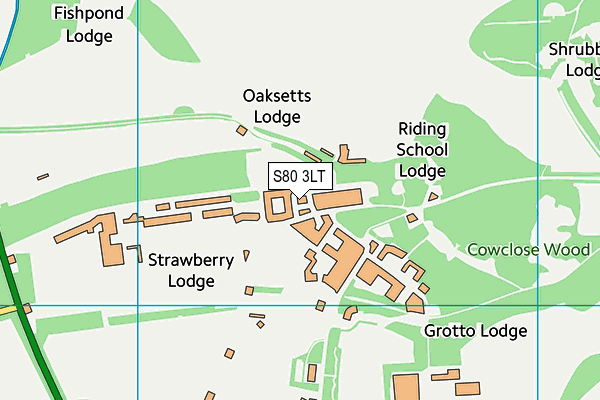 S80 3LT map - OS VectorMap District (Ordnance Survey) S80 3LT map - OS VectorMap District (Ordnance Survey)