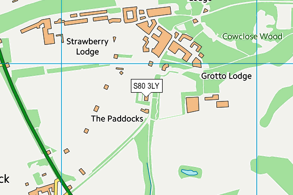 S80 3LY map - OS VectorMap District (Ordnance Survey) S80 3LY map - OS VectorMap District (Ordnance Survey)