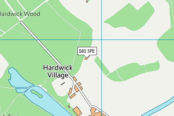 S80 3PE map - OS VectorMap District (Ordnance Survey) S80 3PE map - OS VectorMap District (Ordnance Survey)