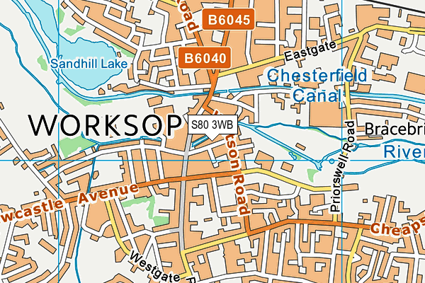 S80 3WB map - OS VectorMap District (Ordnance Survey) S80 3WB map - OS VectorMap District (Ordnance Survey)
