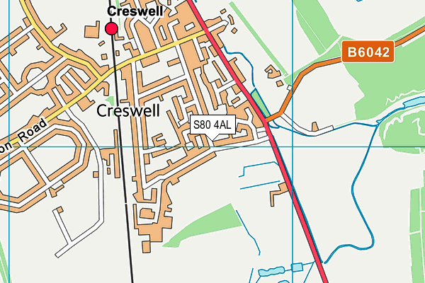 S80 4AL map - OS VectorMap District (Ordnance Survey) S80 4AL map - OS VectorMap District (Ordnance Survey)