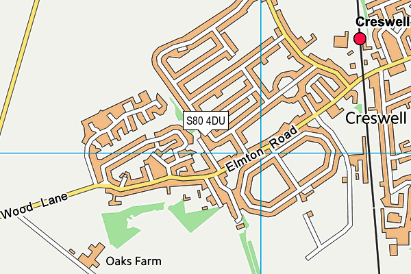 S80 4DU map - OS VectorMap District (Ordnance Survey) S80 4DU map - OS VectorMap District (Ordnance Survey)