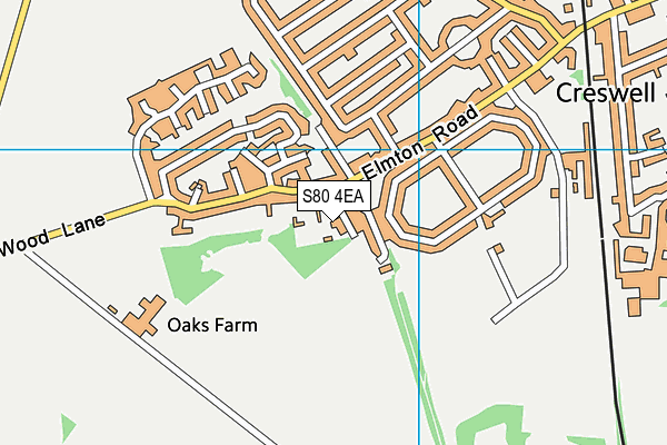 S80 4EA map - OS VectorMap District (Ordnance Survey) S80 4EA map - OS VectorMap District (Ordnance Survey)