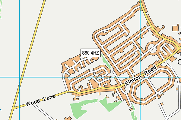 S80 4HZ map - OS VectorMap District (Ordnance Survey) S80 4HZ map - OS VectorMap District (Ordnance Survey)