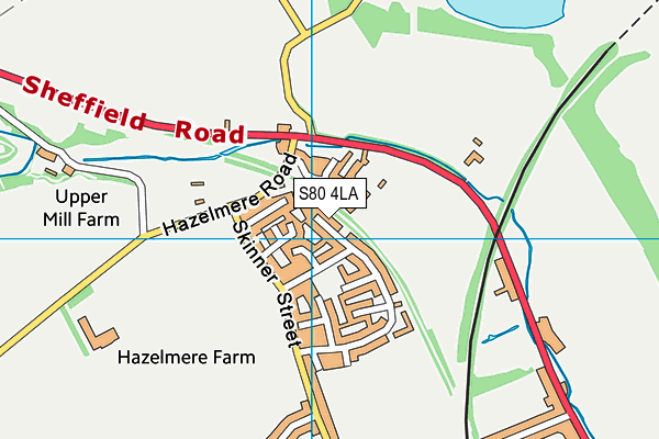 S80 4LA map - OS VectorMap District (Ordnance Survey) S80 4LA map - OS VectorMap District (Ordnance Survey)