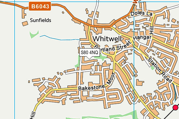 S80 4NQ map - OS VectorMap District (Ordnance Survey) S80 4NQ map - OS VectorMap District (Ordnance Survey)