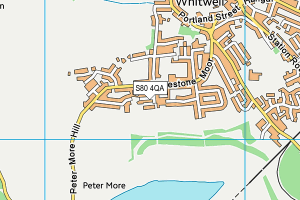 S80 4QA map - OS VectorMap District (Ordnance Survey) S80 4QA map - OS VectorMap District (Ordnance Survey)