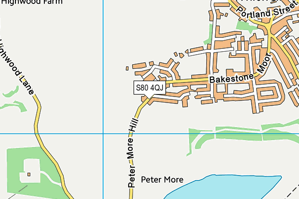 S80 4QJ map - OS VectorMap District (Ordnance Survey) S80 4QJ map - OS VectorMap District (Ordnance Survey)