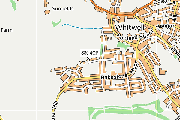 S80 4QP map - OS VectorMap District (Ordnance Survey) S80 4QP map - OS VectorMap District (Ordnance Survey)