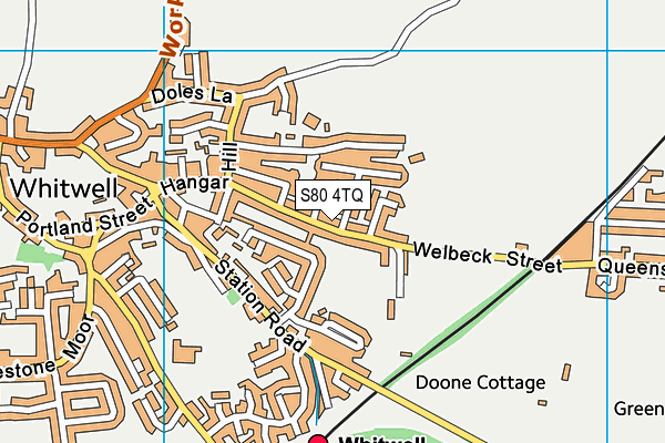 S80 4TQ map - OS VectorMap District (Ordnance Survey) S80 4TQ map - OS VectorMap District (Ordnance Survey)