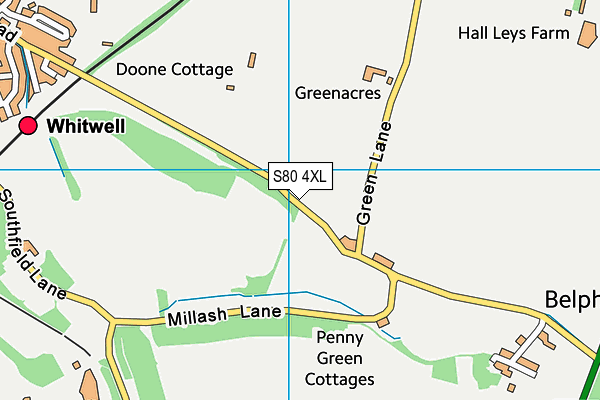 S80 4XL map - OS VectorMap District (Ordnance Survey) S80 4XL map - OS VectorMap District (Ordnance Survey)
