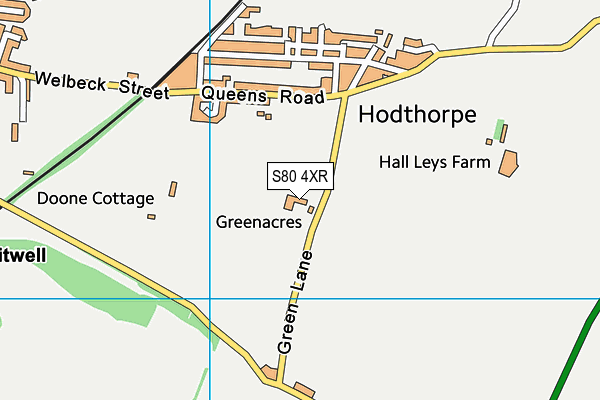 S80 4XR map - OS VectorMap District (Ordnance Survey) S80 4XR map - OS VectorMap District (Ordnance Survey)