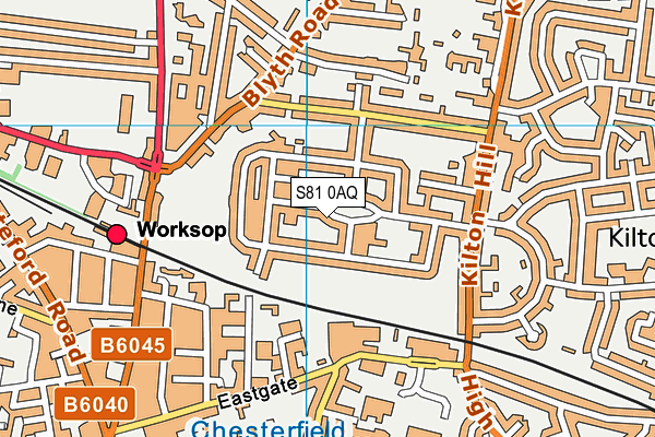S81 0AQ map - OS VectorMap District (Ordnance Survey) S81 0AQ map - OS VectorMap District (Ordnance Survey)