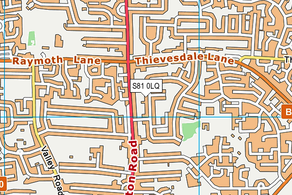 S81 0LQ map - OS VectorMap District (Ordnance Survey) S81 0LQ map - OS VectorMap District (Ordnance Survey)