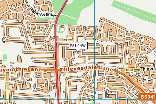 S81 0NW map - OS VectorMap District (Ordnance Survey) S81 0NW map - OS VectorMap District (Ordnance Survey)
