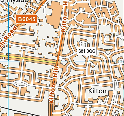 S81 0QG map - OS VectorMap District (Ordnance Survey) S81 0QG map - OS VectorMap District (Ordnance Survey)
