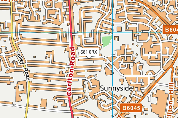 S81 0RX map - OS VectorMap District (Ordnance Survey) S81 0RX map - OS VectorMap District (Ordnance Survey)